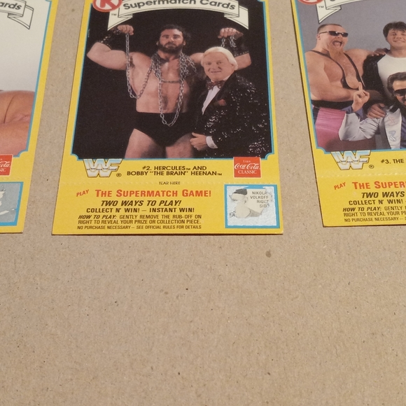1987 Circle K WWF Cards - Picture 2 of 7